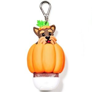 Bath And Body Works Dog in Pumpkin Hand Sanitizer Holder